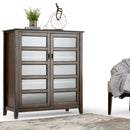 Burlington - Medium Storage Cabinet - Mahogany Brown by HouseOfZazla