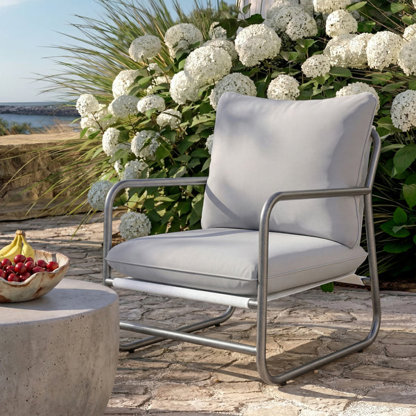 Outdoor Aluminum Frame Patio Armchair, photo 2 of 10