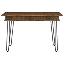 Writing Desk With 4 Hidden Storages - Brown