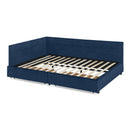 Upholstered Bed Frame With Tufted Backrest And Armrests by HouseOfZazla