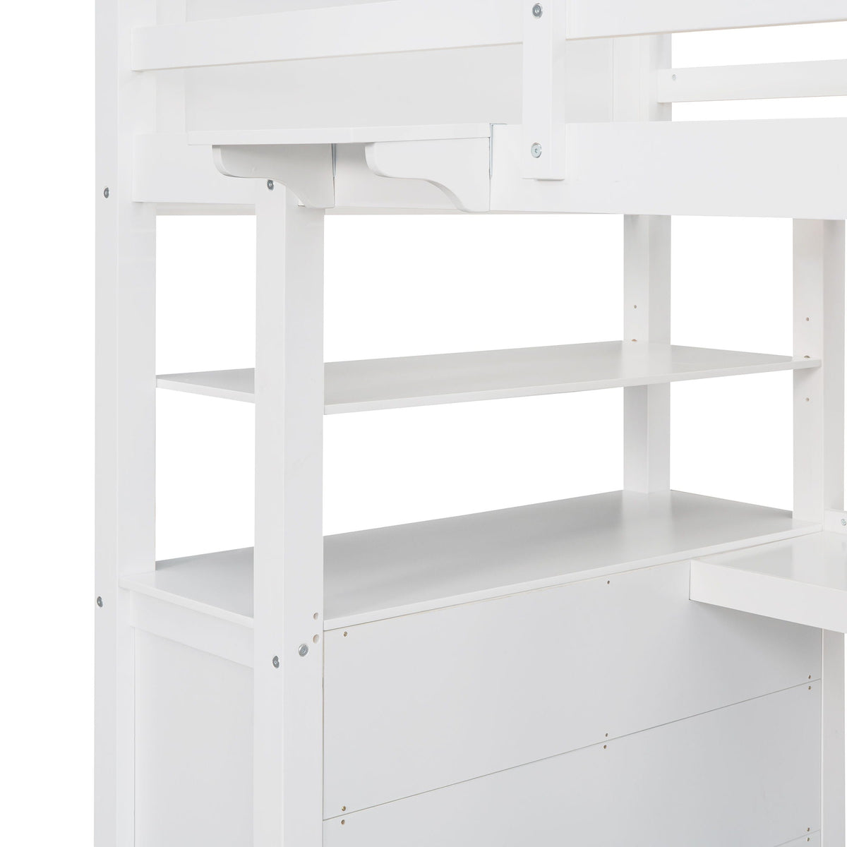 Loft Bed With Drawers With Desk And Shelves, photo 16 of 17