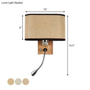 GobekUsa Fabric Adjustable Bedside Reading Lamp