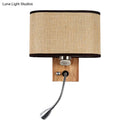 GobekUsa Fabric Adjustable Bedside Reading Lamp