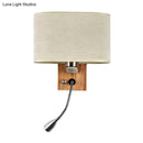 GobekUsa Fabric Adjustable Bedside Reading Lamp