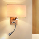 GobekUsa Fabric Adjustable Bedside Reading Lamp