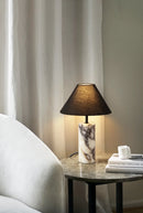 Fabric Marble Table Lamp