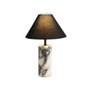 Fabric Marble Table Lamp