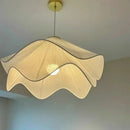 GobekUsa Fabric Petal Pendant Lights - Nordic Creamy Bar Suspension Lamp