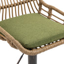 Modern Swivel Bar Stools Adjustable Counter Chairs With Footrest (Set of 2) by HouseOfZazla