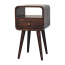 Mini Curve Open Bedside Nightstand by HouseOfZazla