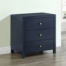 Nevarre - 3 Drawer Nightstand by HouseOfZazla