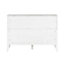 Storage Cabinet 3 Doors Stylish Style White