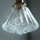 GobekUsa Clear Glass Copper LED Pendant Lamp for Home Decor and Lighting