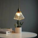 GobekUsa Clear Glass Copper LED Pendant Lamp for Home Decor and Lighting