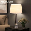 GobekUsa Crystal Table Lamp LED Light Fixture with Remote Control