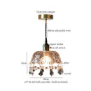 GobekUsa Glass Pleats LED Pendant Lights for Home and Commercial Spaces