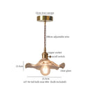 GobekUsa Glass Pleats LED Pendant Lights for Home and Commercial Spaces