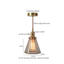 GobekUsa Glass Pleats LED Pendant Lights for Home and Commercial Spaces