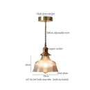 GobekUsa Glass Pleats LED Pendant Lights for Home and Commercial Spaces