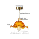 GobekUsa Glass Pleats LED Pendant Lights for Home and Commercial Spaces