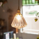GobekUsa Glass Pleats LED Pendant Lights for Home and Commercial Spaces
