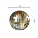 GobekUsa Crystal Ball Aroma Diffuser with Toothbrush Holder & Geometric Base
