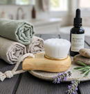 Facial Brush with Bamboo Handle by Choixe