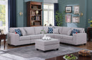 Cooper - Comfort Sectional Sofa With Ottomans And Cupholder by Unique Piece Furniture