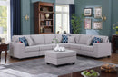 Cooper - Comfort Sectional Sofa With Ottomans And Cupholder by Unique Piece Furniture
