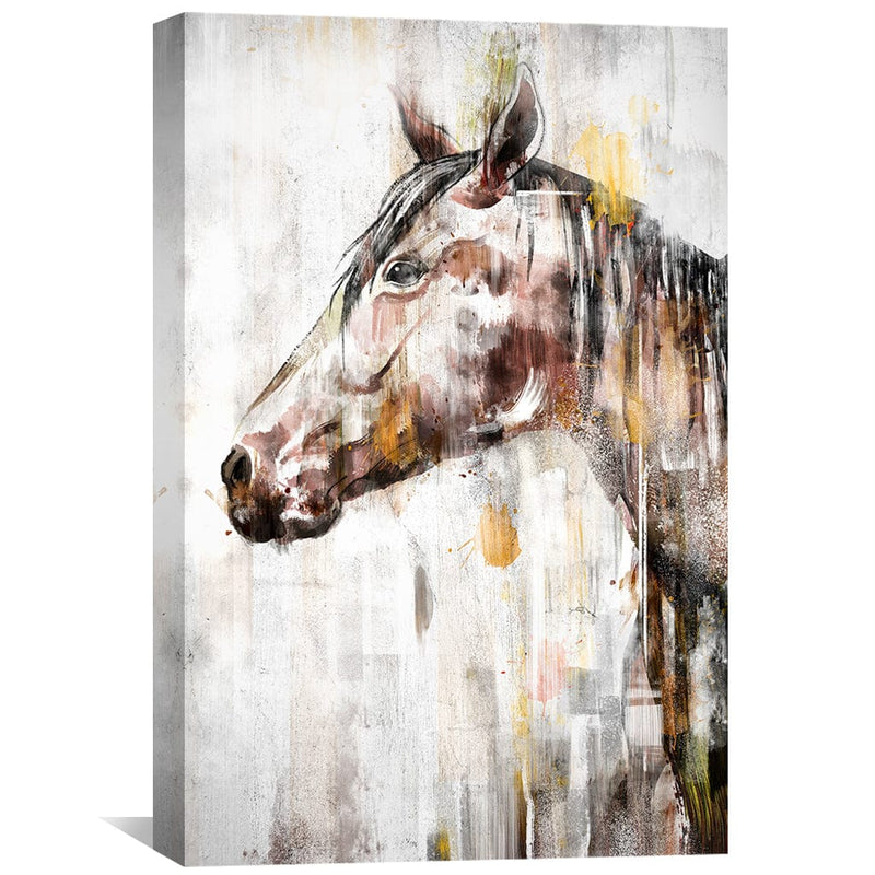 Faded Horse Canvas