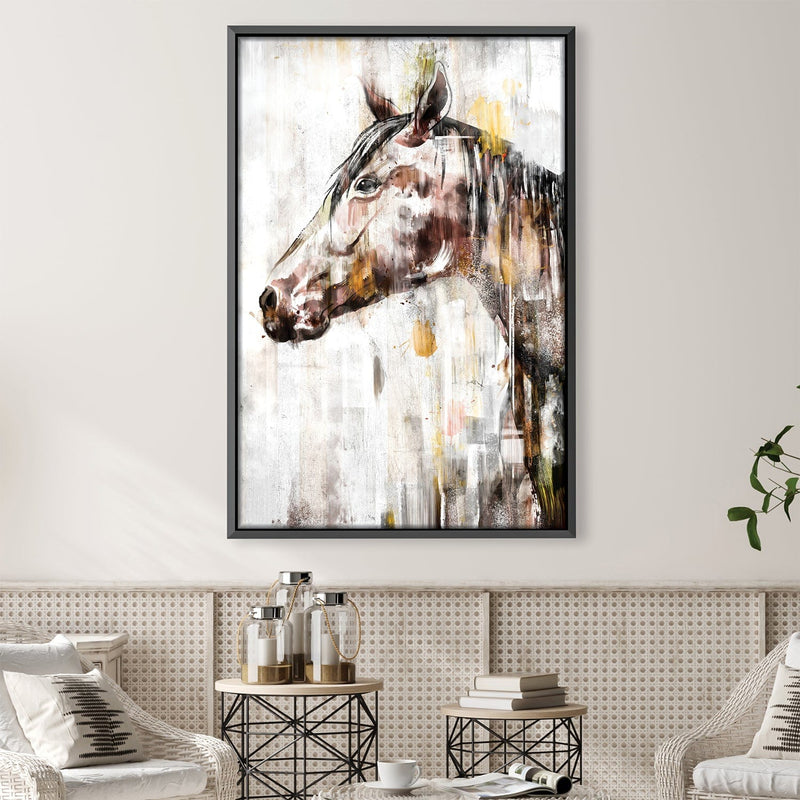 Faded Horse Canvas