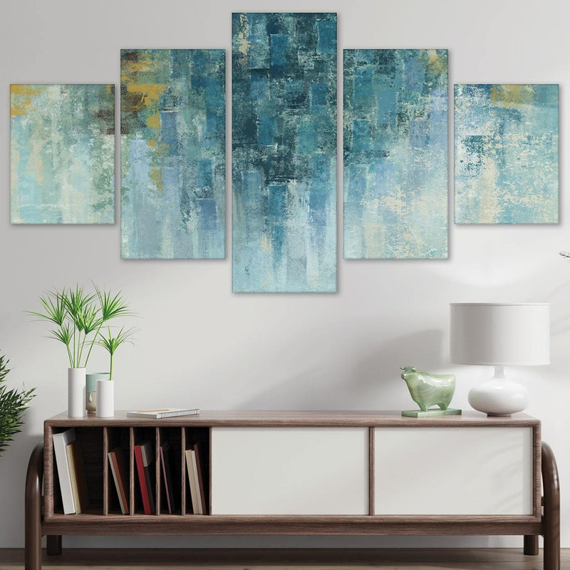 Fading Abstracts Canvas - 5 Panel