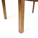 Wilson Expandable Dining Table With Slat Design - Teak Acacia Wood by HouseOfZazla