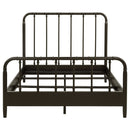 Rocco All Wood Water Pipe Open Frame Full Bed Dark Bronze