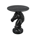 Horse Head Accent Table Animal Statue End Table by HouseOfZazla