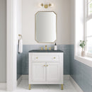 James Martin Chicago 30" Single Bathroom Vanity, Glossy White