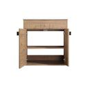 24 Inch Bathroom Vanity With Sink, Freestanding Bathroom Vanity or Floating is Optional Conversion24x18-00324IMO-1(KD-Packing)