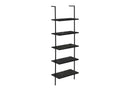 5-Tier Ladder Bookshelf with Marble Look for Office & Home by HouseOfZazla