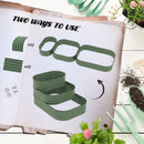 3-Tier Galvanized Steel Raised Garden Bed Kit, 62.25" x 43" x 32.25", 3 Combining Planter Boxes with Rubber Strip Edging, Open Bottom for Backyard, Garden, Patio, Green