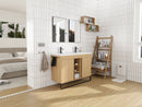 48" Freestanding Bathroom Vanity With Resin Double Sink
