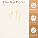 Outdoor 5-piece Acacia Wood and Metal Patio Sofa Set