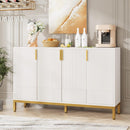 Buffet Sideboard Cabinet With Geometric Doors by HouseOfZazla