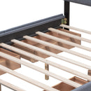 Upholstered Platform Bed With Classic Headboard And Drawers, No Box Spring Needed by HouseOfZazla
