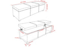 Avalon - Lift Top Rectangular Storage Ottoman - Tanners Brown by HouseOfZazla