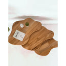 3-piece Cloud Nesting Table Set Solid Natural Wood - Scandinavian Style Chic AndModern Design