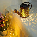 Outdoor Solar Hanging Lanterns Watering Can by EP Designlab LLC