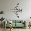 Falcon 900EX Top Metal Aircraft Wall Art - NCP0379
