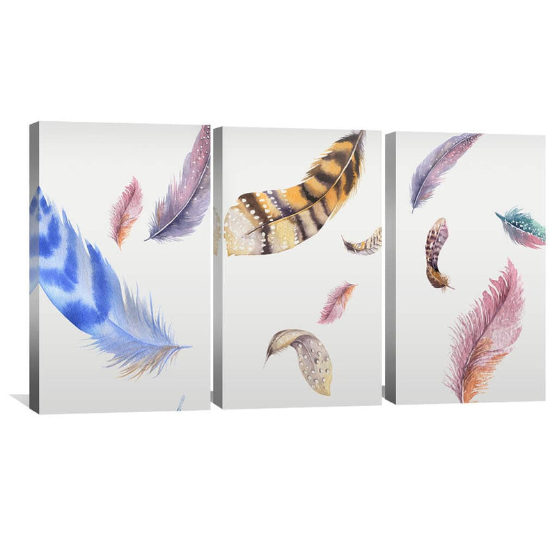 Falling Feather Canvas