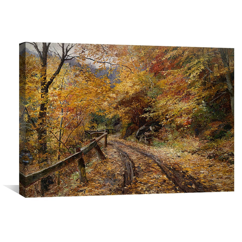 Falling Leaves Canvas