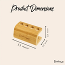 Toothbrush Holder with 4 Slots by Bamboo Switch